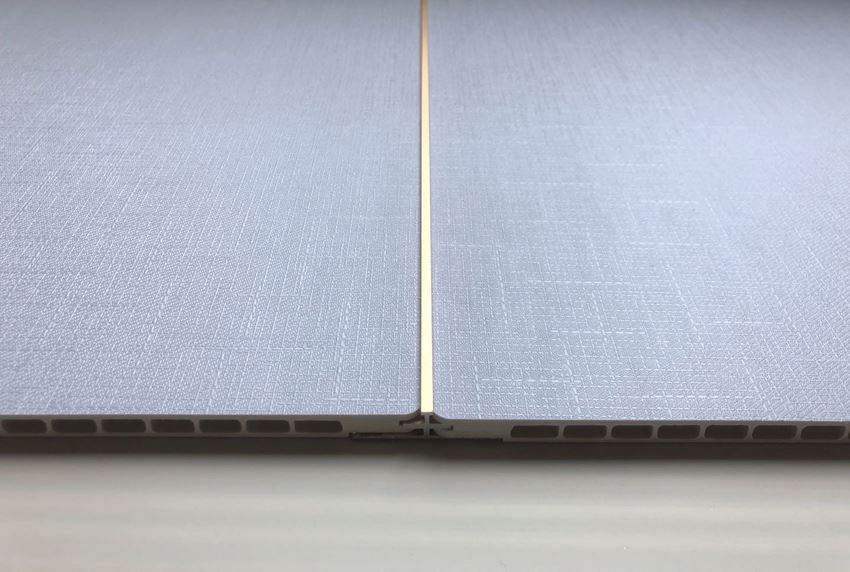 WPC Wall Panel With Aluminum Trims WPC Wall Panel With Aluminum Trims